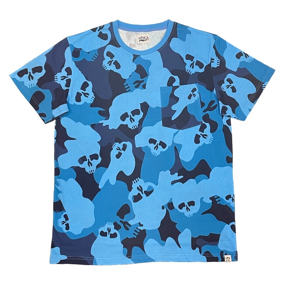 NWT BLUE CATACOMBS pocket tee